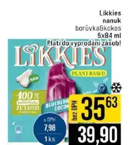 Jip Likkies nanuk borůvka + kokos nabídka
