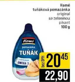 Jip Hamé Tuňáková pomazánka nabídka