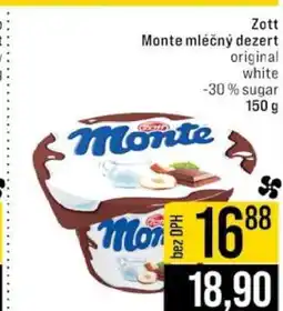 Jip Zott Monte Mléčný Dezert nabídka