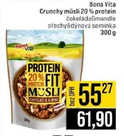 Jip Bona Vita Crunchy müsli 20 % protein nabídka