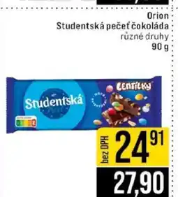 Jip Orion Studentská pečeť čokoláda nabídka