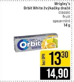 Jip Wrigley's Orbit White žvýkačky dražé nabídka