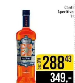 Jip Canti Aperitivo nabídka