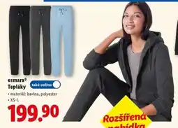 Lidl ESMARA TEPLÁKY nabídka