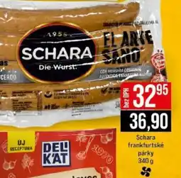 Jip Schara frankfurtské párky nabídka