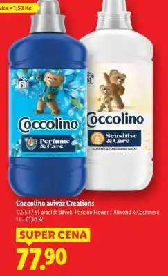 Lidl COCCOLINO AVIVÁŽ CREATIONS nabídka