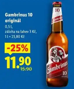 Lidl Gambrinus 10 Originál nabídka