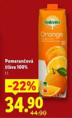 Lidl Solevita Orange nabídka