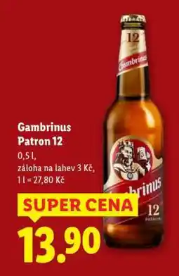 Lidl Gambrinus Patron 12 nabídka