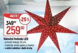 Globus Vánoční hvězda LED nabídka