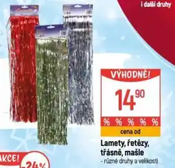 Globus Lamety, řetězy, třásně, mašle nabídka