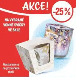 Globus Na vybrané vonné svíčky ve skle nabídka