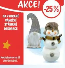 Globus Na vybrané vánoční stříbrné dekorace nabídka