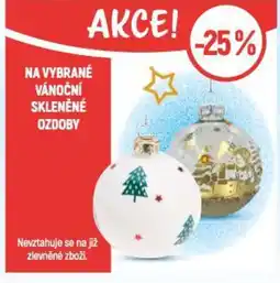 Globus Na vybrané vánoční skleněné ozdoby nabídka
