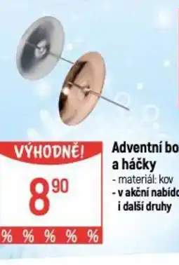 Globus Adventní bodce a háčky nabídka