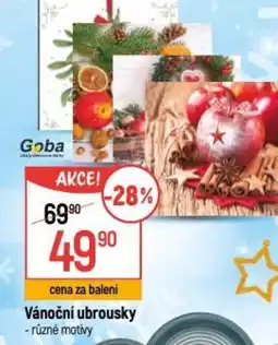Globus Vánoční ubrousky nabídka