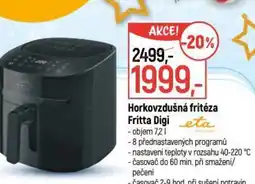 Globus Horkovzdušná fritéza Fritta Digita nabídka