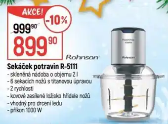 Globus Rohnson Sekáček potravin R-5111 nabídka