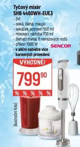 Globus SENCOR Tyčový mixér SHB 4460WH-EUE3 nabídka