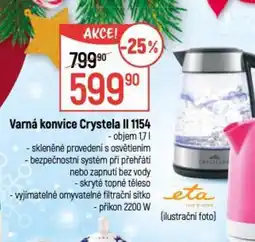 Globus Varná konvice Crystela II 1154 nabídka