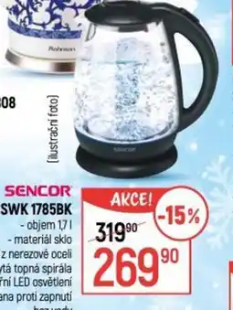Globus SENCOR Varná konvice SWK 1785BK nabídka