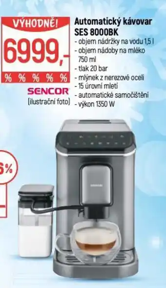 Globus Automatický kávovar SES 8000BK nabídka