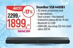 Globus SENCOR Soundbar SSB 4460BS nabídka