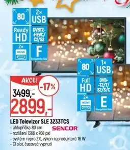 Globus SENCOR LED Televizor SLE 3233TCS nabídka