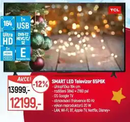 Globus TCL Smart LED Televizor 65P6K nabídka