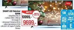 Globus TCL Smart LED Televizor 55P6K nabídka