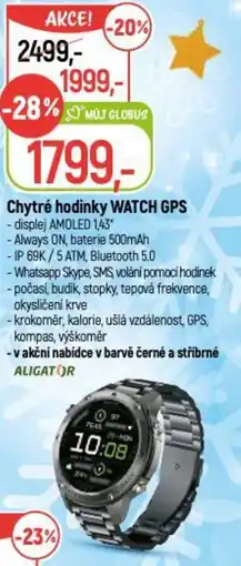 Globus Chytré hodinky Watch GPS nabídka