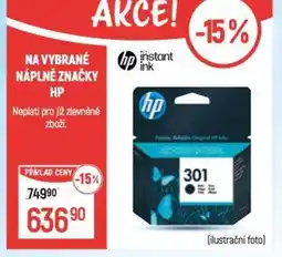 Globus Na vybrané náplně značky HP nabídka