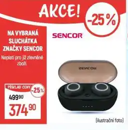 Globus Na vybraná sluchátka značky Sencor nabídka