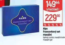 Globus Alpa Francovkový set masážní nabídka
