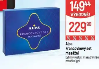 Alpa Francovkový set masážní