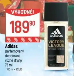 Globus Adidas parfémovaný deodorant nabídka