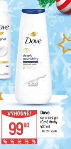 Globus Dove sprchový gel nabídka