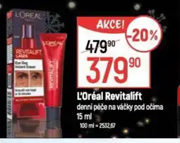 Globus L'Oréal Revitalift nabídka