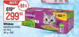 Globus Whiskas kapsičky pro kočky nabídka