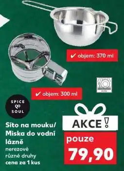 Kaufland Síto na mouku/Miska do vodní lázně nabídka