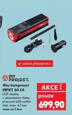 Kaufland Aku kompresor MPKT 60 C4 nabídka