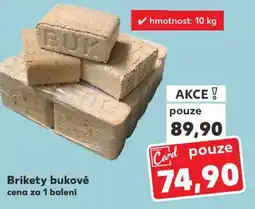 Kaufland Brikety bukové nabídka