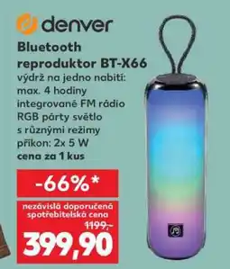Kaufland Bluetooth reproduktor BT-X66 nabídka