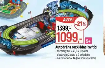 Globus Autodráha rozkládací svítící nabídka