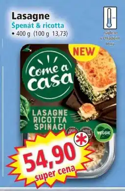 Norma Lasagne nabídka