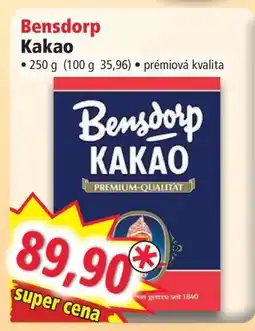 Norma Bensdorp Kakao nabídka