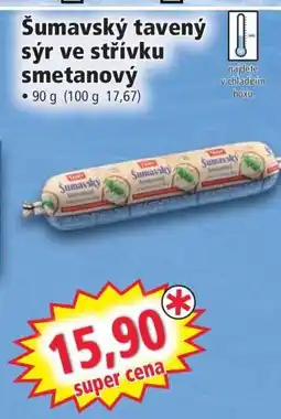 Norma Šumavský tavený sýr ve střívku smetanový nabídka