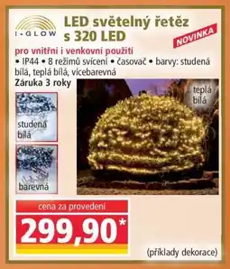 Norma LED světelný řetěz s 320 LED nabídka