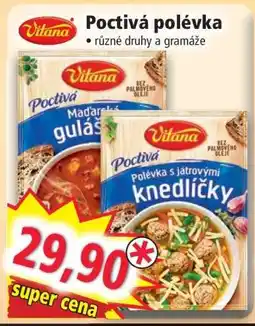 Norma POCTIVÁ POLÉVKA nabídka