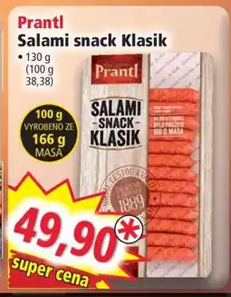 Norma Prantl Salami snack Klasik nabídka